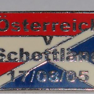 austria v scotland 2005 badge old style