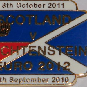 scotland v liechtenstein 2010 badge