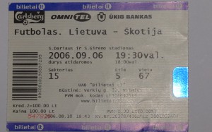 lithuania v scotland 2006