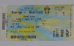 sweden v scotland 2010