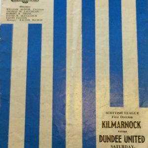 kilmarnock v dundee united 1970