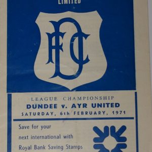 dundee v ayr united 1971