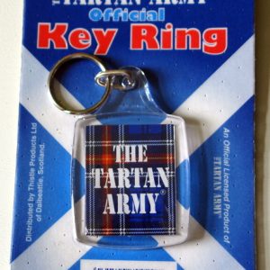 tartan army key ring