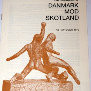 denmark v scotland 1972 programme