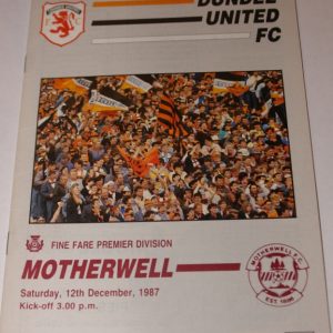 united v motherwell 1987 dec